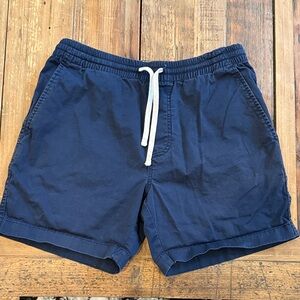 J. Crew Navy elastic drawstring Shorts